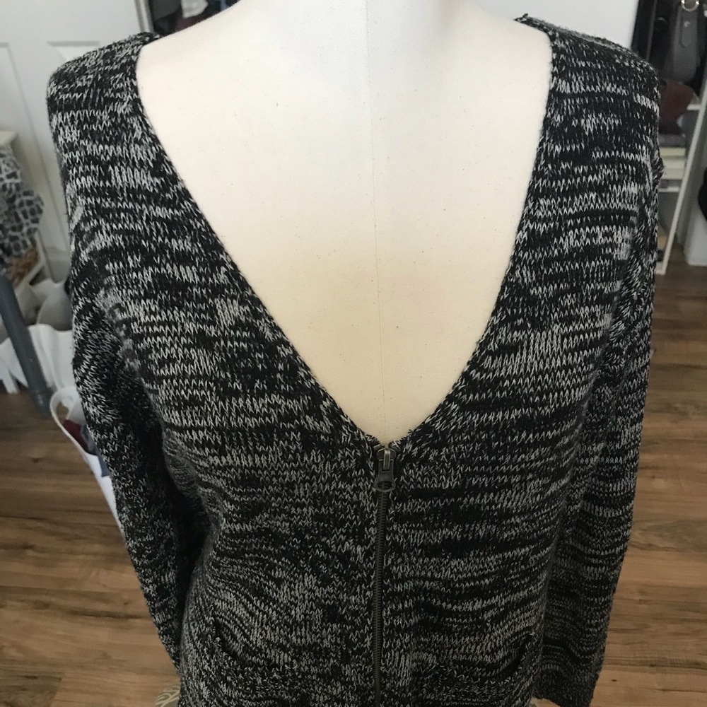 Zip up cardigan